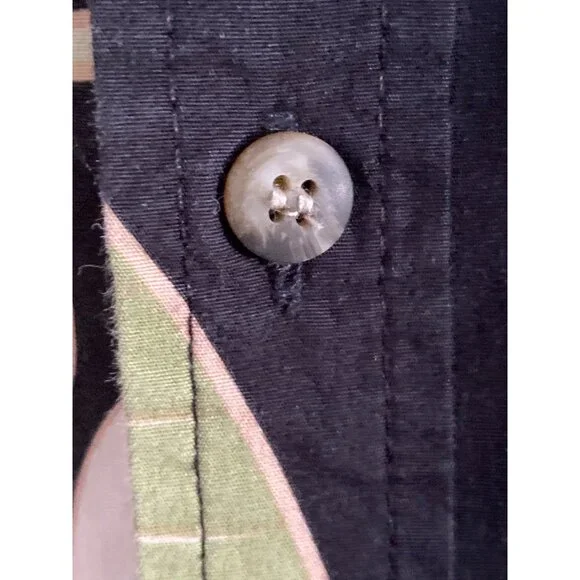 VTG Tori Richard Honolulu Hawaii Shirt Button Down Tropical Palm Leaf  Pocket Me - Picture 4 of 7